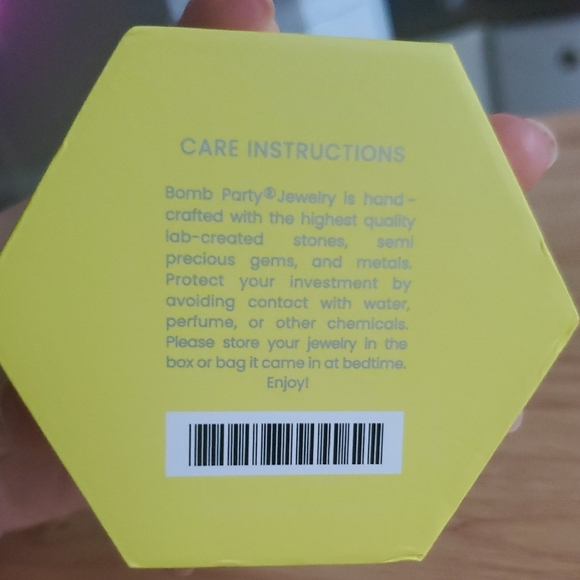 Purple and Silver Minimalist Stud Earrings - Picture 3 of 3